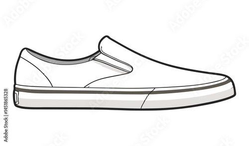 vector illustration of a shoe