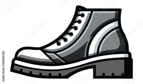 vector illustration of a pair of shoes