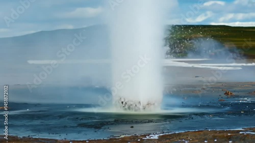 Wallpaper Mural Geyser Geothermal Eruption Close Up Torontodigital.ca