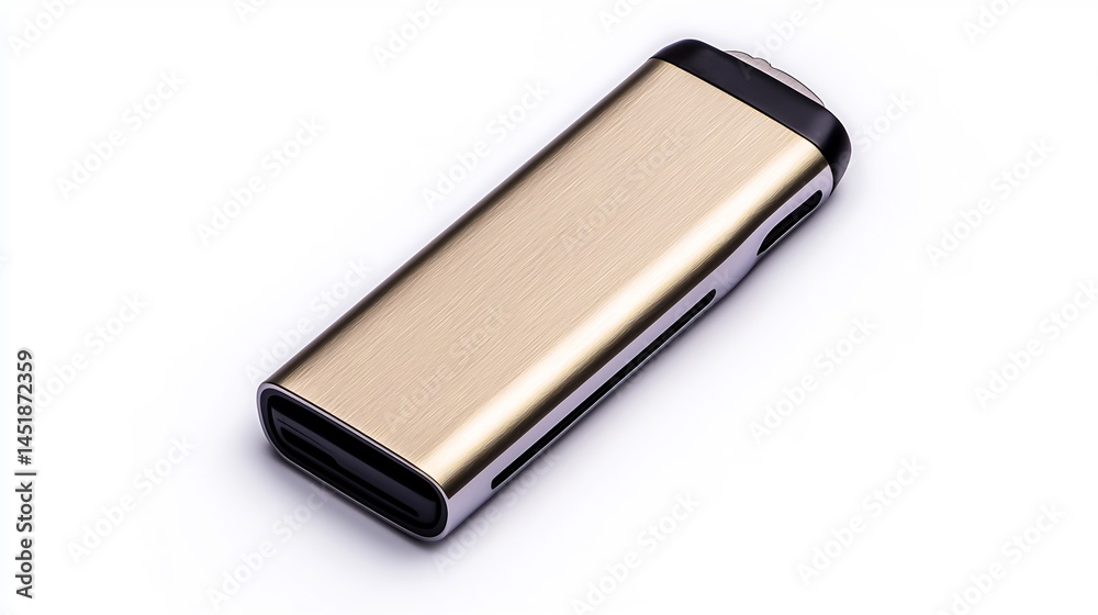 Gold-toned portable storage device