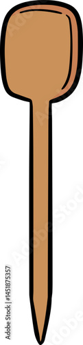 Illustration of toothpick
