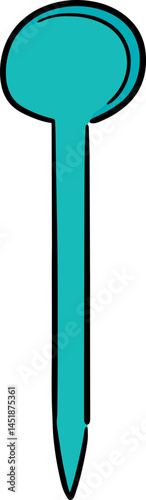 Illustration of toothpick
