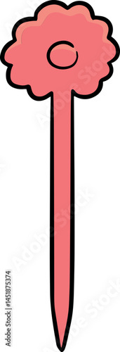 Illustration of toothpick
