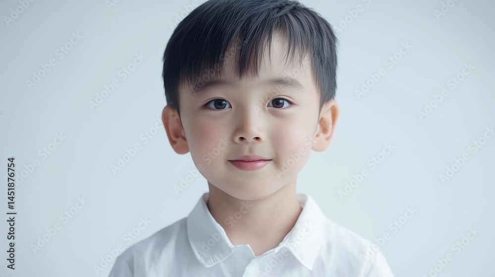 A 5-6 year old Chinese boy A 5-6 year old Chinese boy