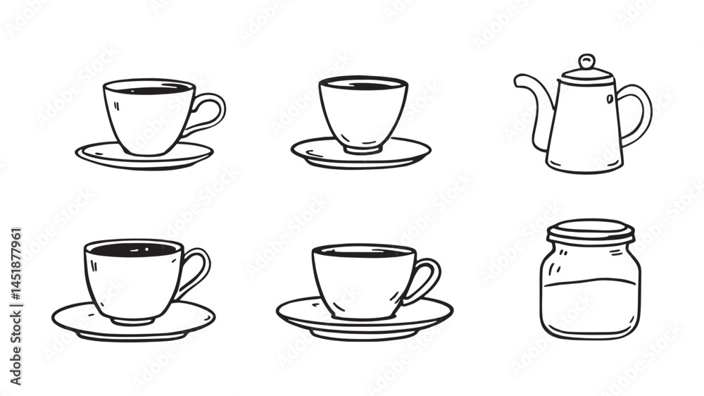 Java line art illustration of modern code-inspired digital concept Java line art illustration of modern code-inspired digital concept