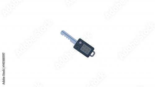 Animated Car Key With Alpha