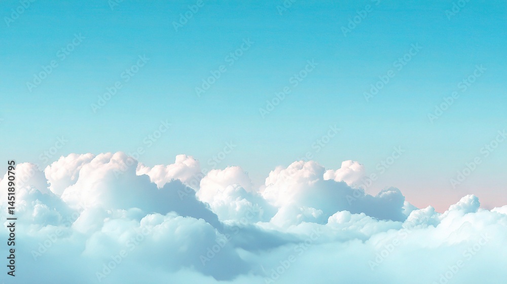 Clean and Modern Sky Background with Soft Gradient Colors