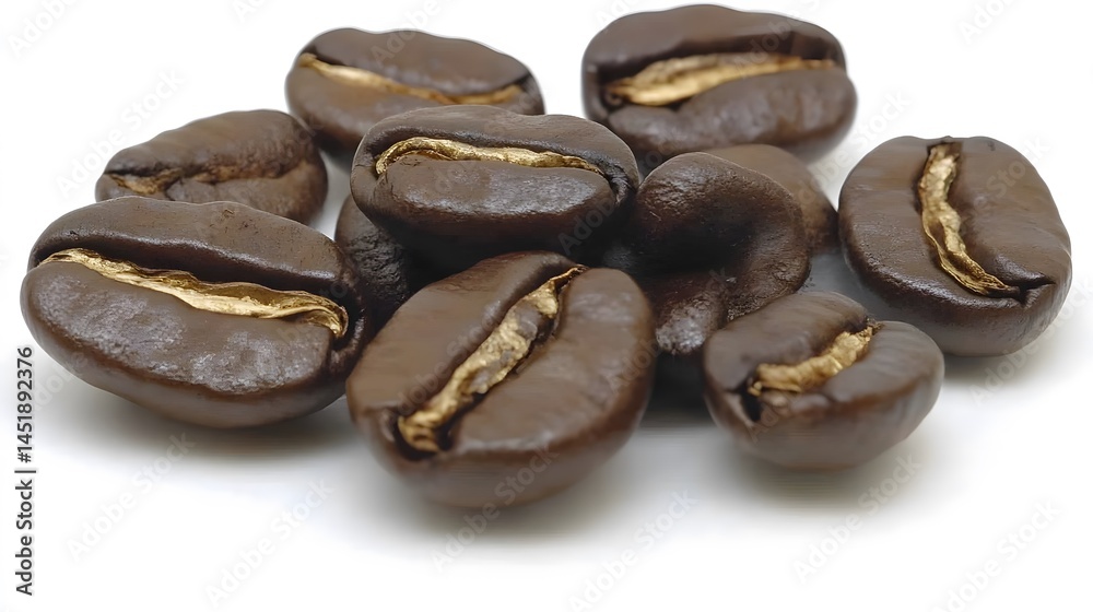 Roasted Coffee Beans Close Up Macro Photography Roasted Coffee Beans Close Up Macro Photography