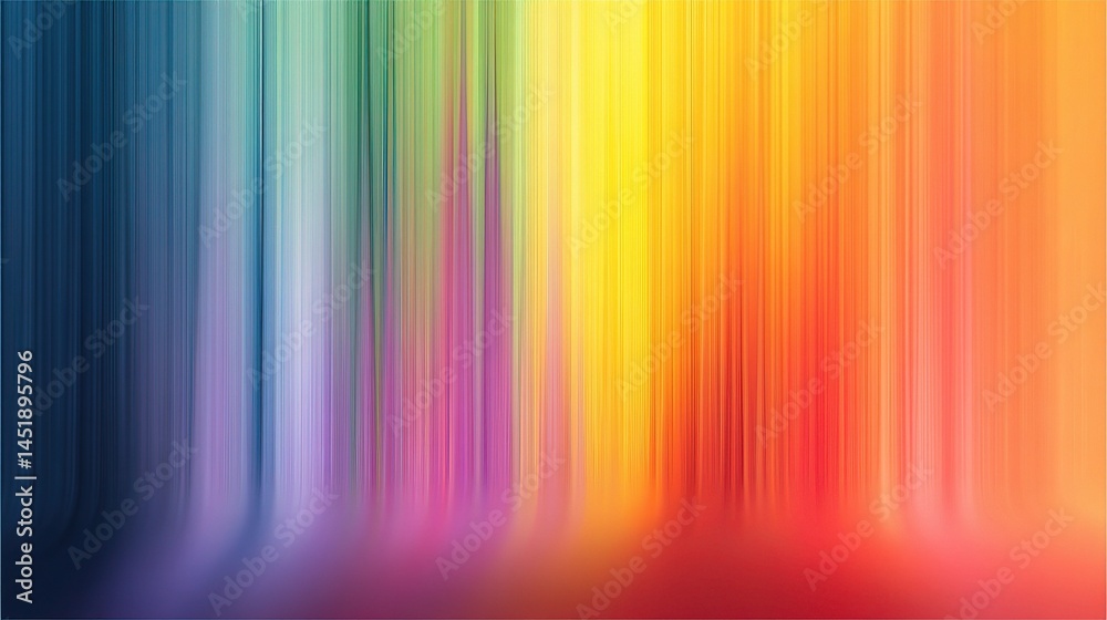 Abstract Rainbow Gradient Spectrum Background for Creative Projects