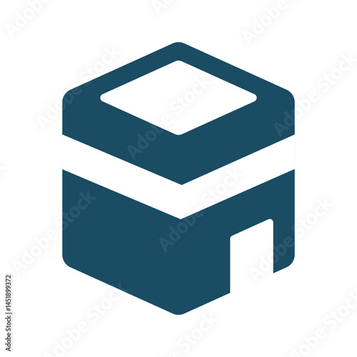 Kaaba svg cut file. Isolated vector illustration.