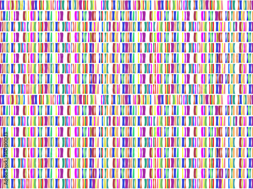 Seamless abstract geometric pattern design with colorful squares creates a bright mosaic texture for vibrant wallpaper or artful decoration