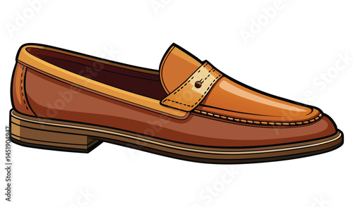 old shoe isolated on white