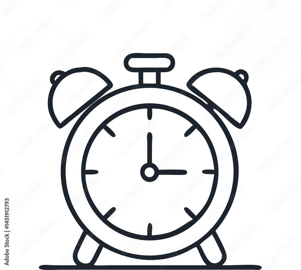 alarm clock isolated on white alarm clock isolated on white