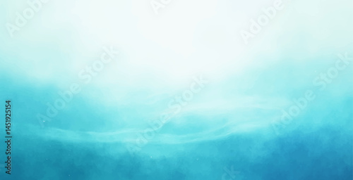 Abstract white and blue and turquoise gradient noisy grain background texture
