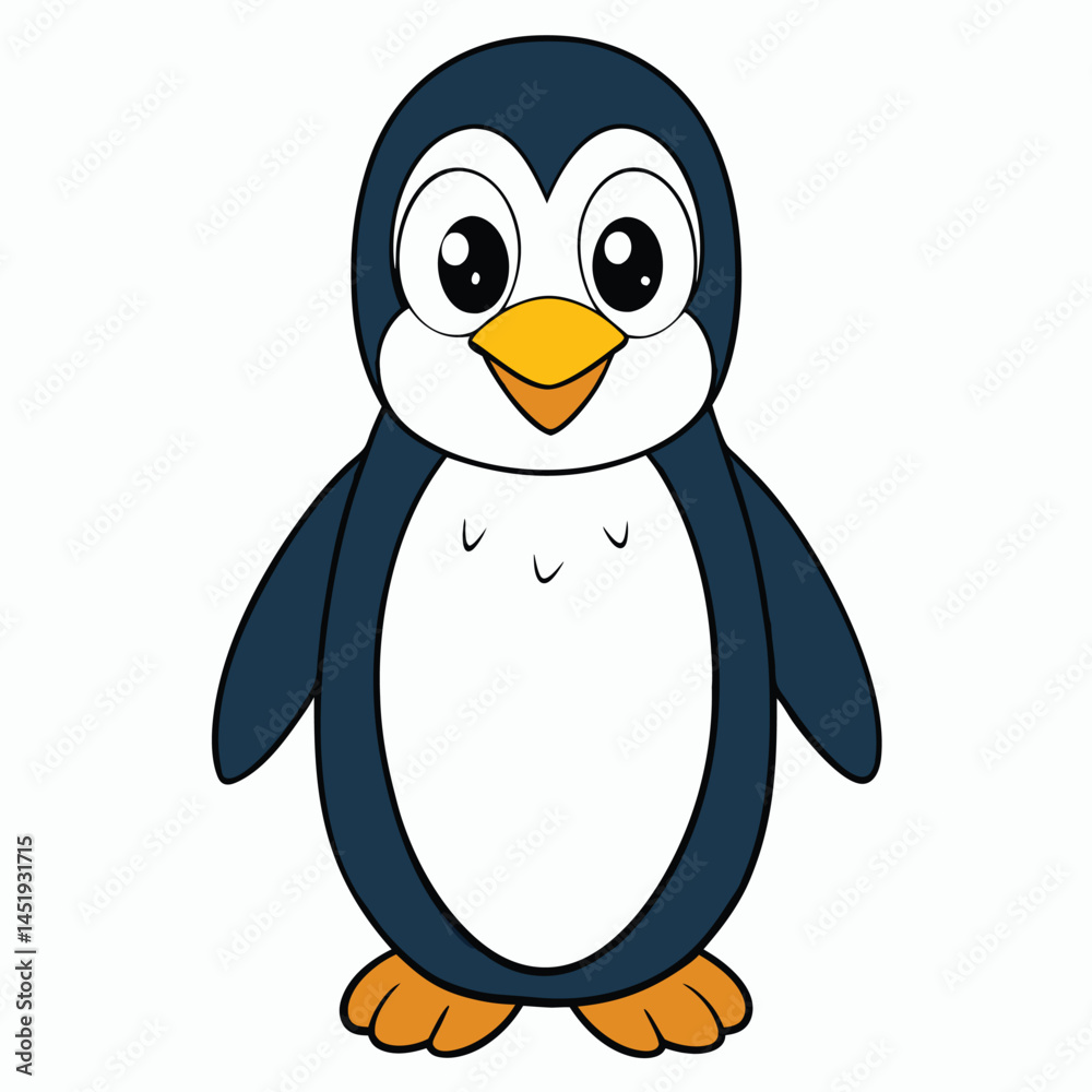 Obraz premium A cute-penguin 