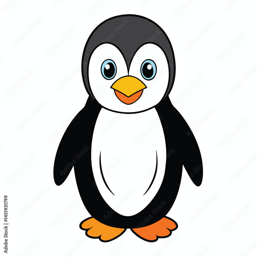 Fototapeta premium A cute-penguin 