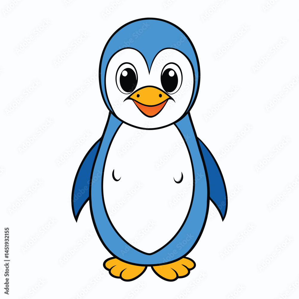 Fototapeta premium A cute-penguin