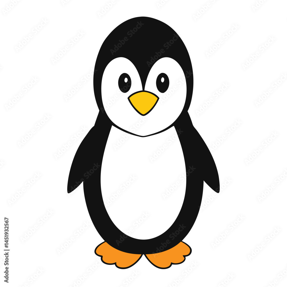 Fototapeta premium A cute-penguin