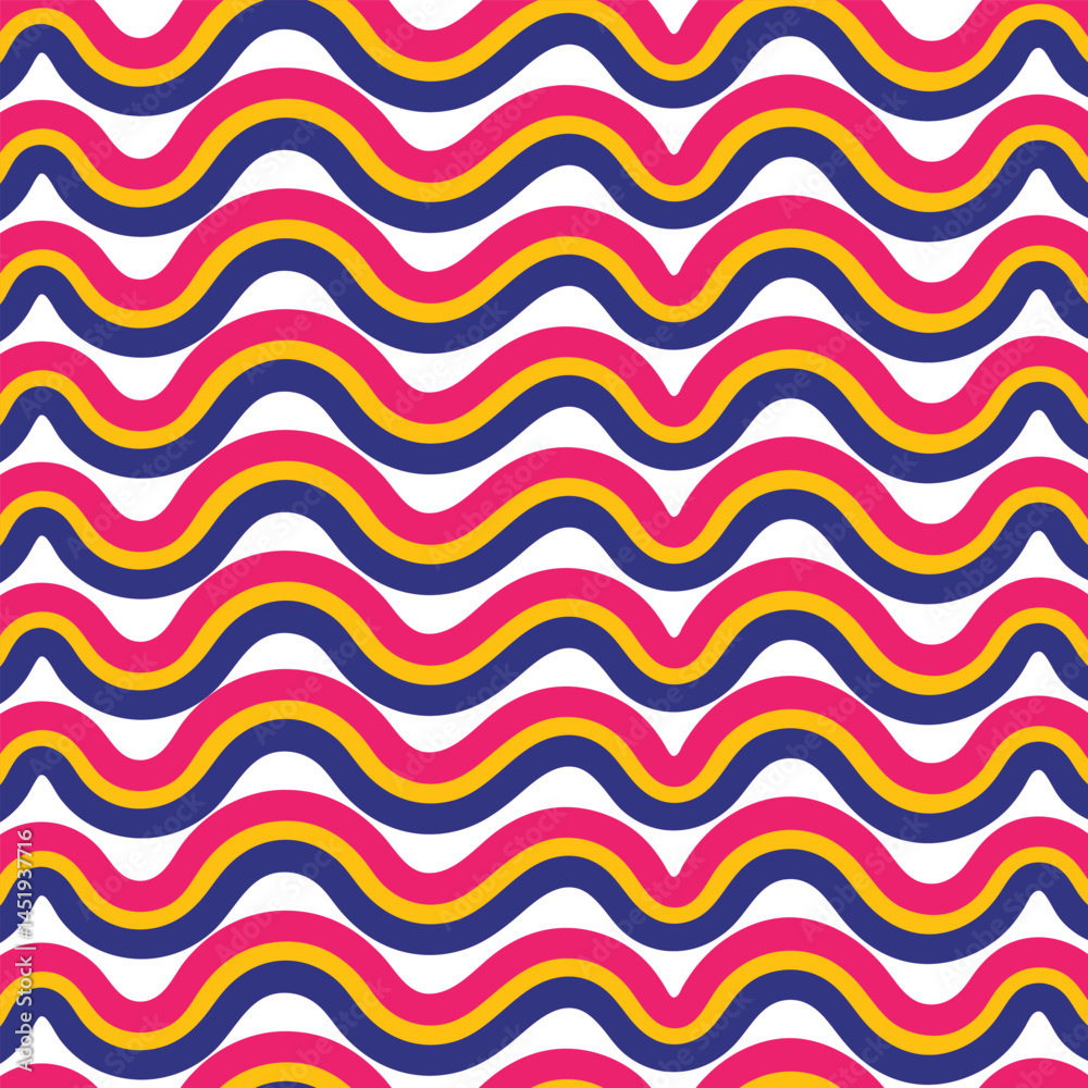 Retro Waves A Vibrant and Colorful Geometric Pattern Retro Waves A Vibrant and Colorful Geometric Pattern