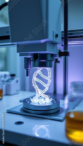 Lab-Grade Nanofabrication Chamber Printing Genetic Material Layer by Layer photo
