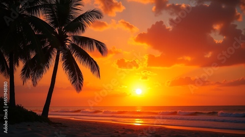 Coastal Calm: Sunset Beauty