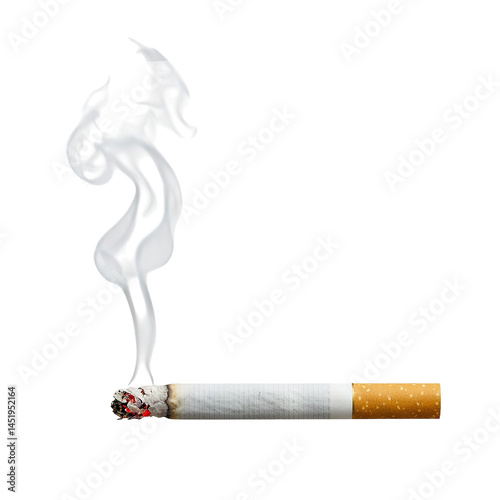 Cigarette on transparent background PNG Generative AI