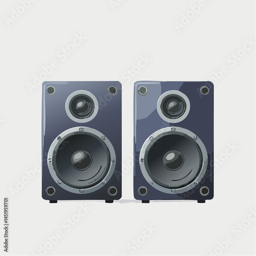 speaker isolated on white