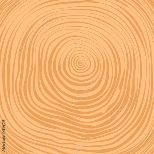 Vector crosscut tree rings background