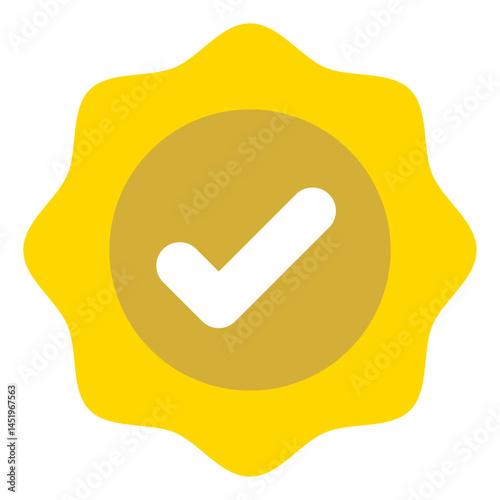 Verification icon with checkmark