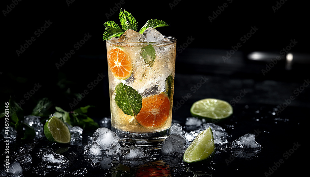 Fototapeta premium Refreshing Citrus Cocktail
