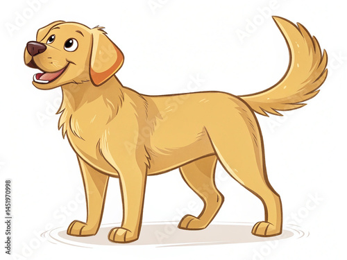 Labrador retriever isolated on transparent background