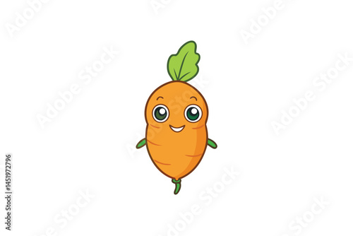 Oca Vegetable Vector Illustration Isolated on White Background

