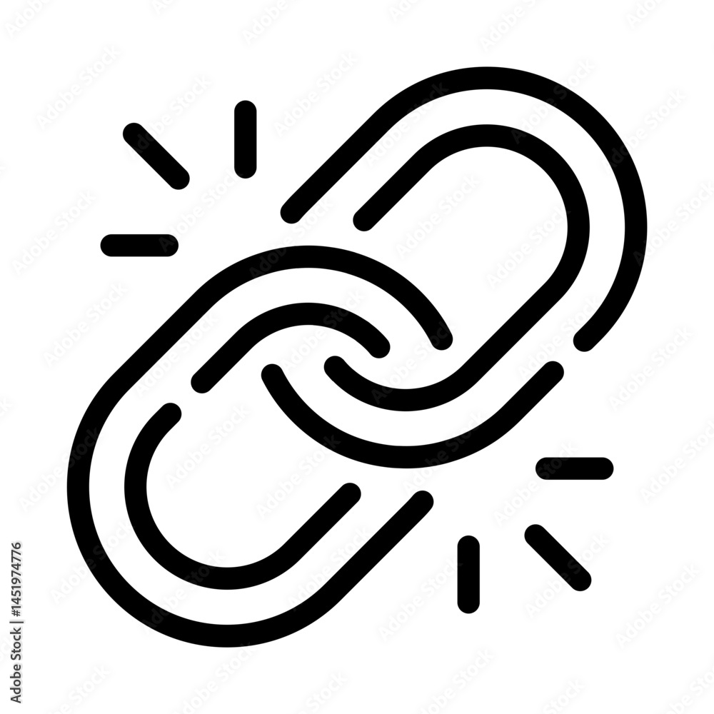 Obraz premium Link Icon Design