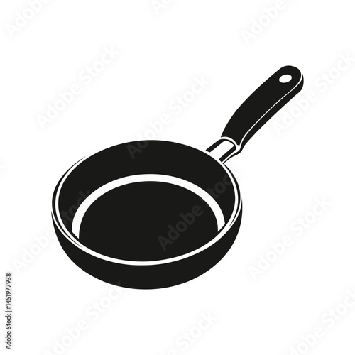 pan icon of silhouette vector illustration
