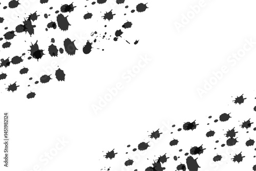 Splashing ink, splash background material