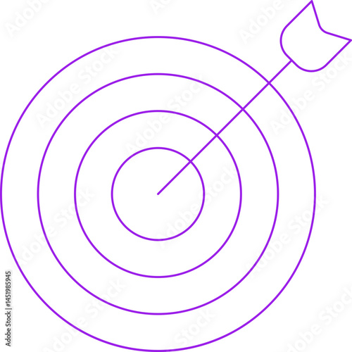 Target icon single vector illustration