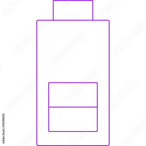 Battery icon single vector illustration