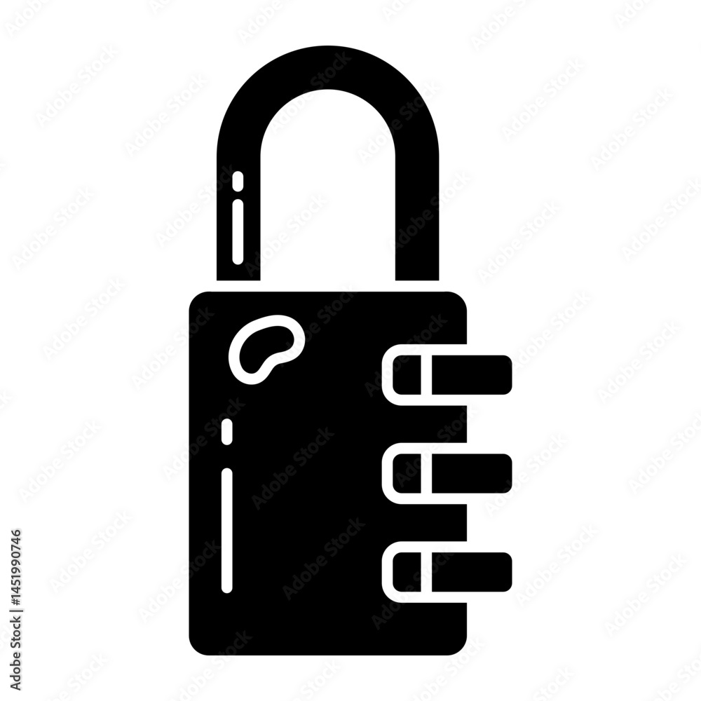 Padlock Glyph Padlock Glyph