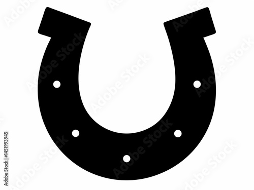horseshoe icon, perfect for luck and good fortune.