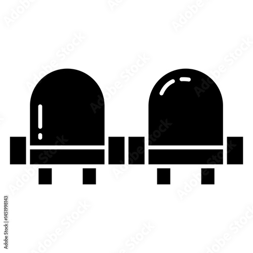 Cinema Seats Glyph