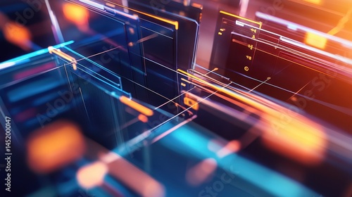 An image showcasing the efficiency of document management automation, featuring automated data capture, streamlined workflow routing, and task reminders. photo