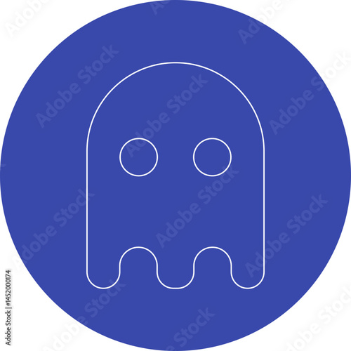 Ghost icon single vector illustration