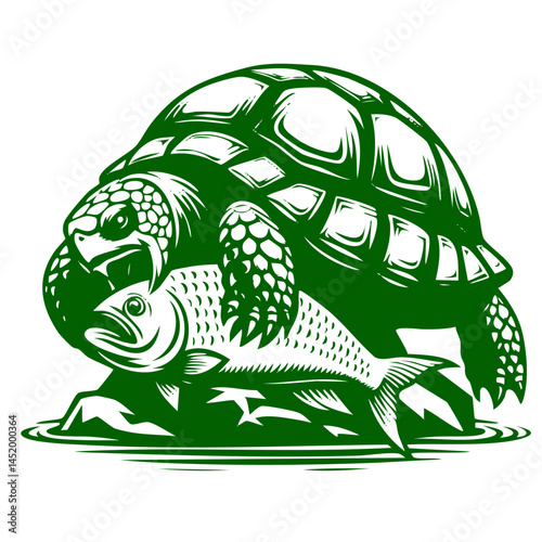 Tortoise Catching Fish: A Stunning Wildlife Encounter in Nature