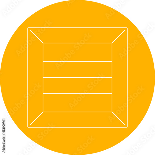 Box icon single vector illustration