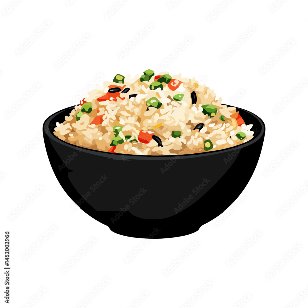 fried rice,vector fried rice,vector