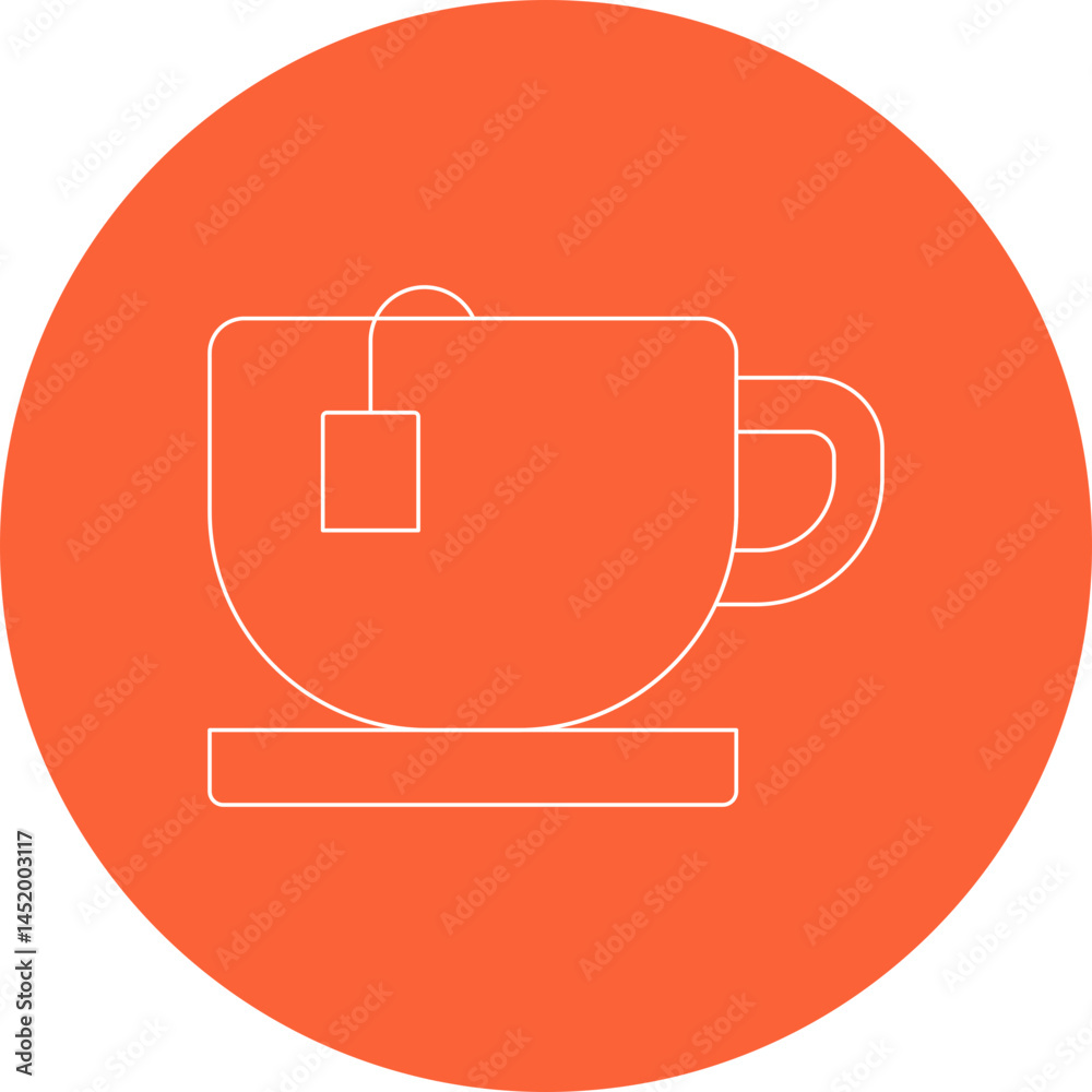 Tea icon single vector illustration Tea icon single vector illustration