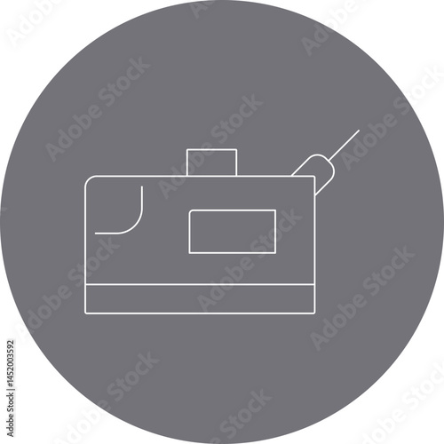 Iron icon single vector illustration