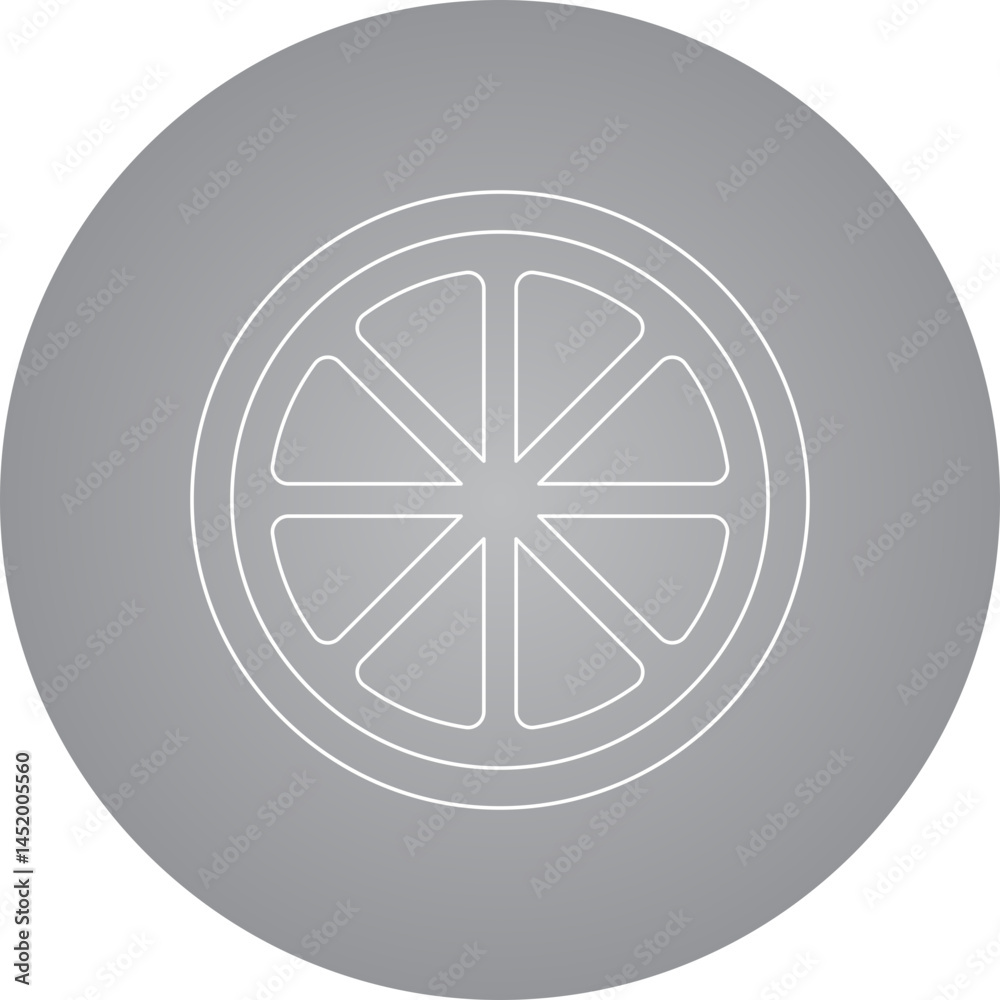 Orange icon single vector illustration Orange icon single vector illustration