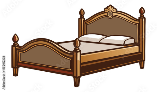 bed in a hotel room