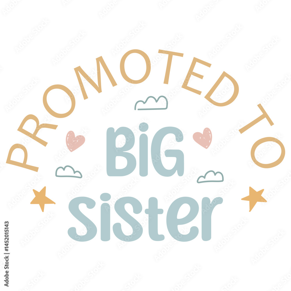 Fototapeta premium Promoted to Big Sister